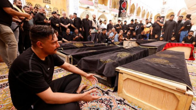 Suasana duka menyelimuti Rumah Sakit Kut. [Dok. REUTERS]